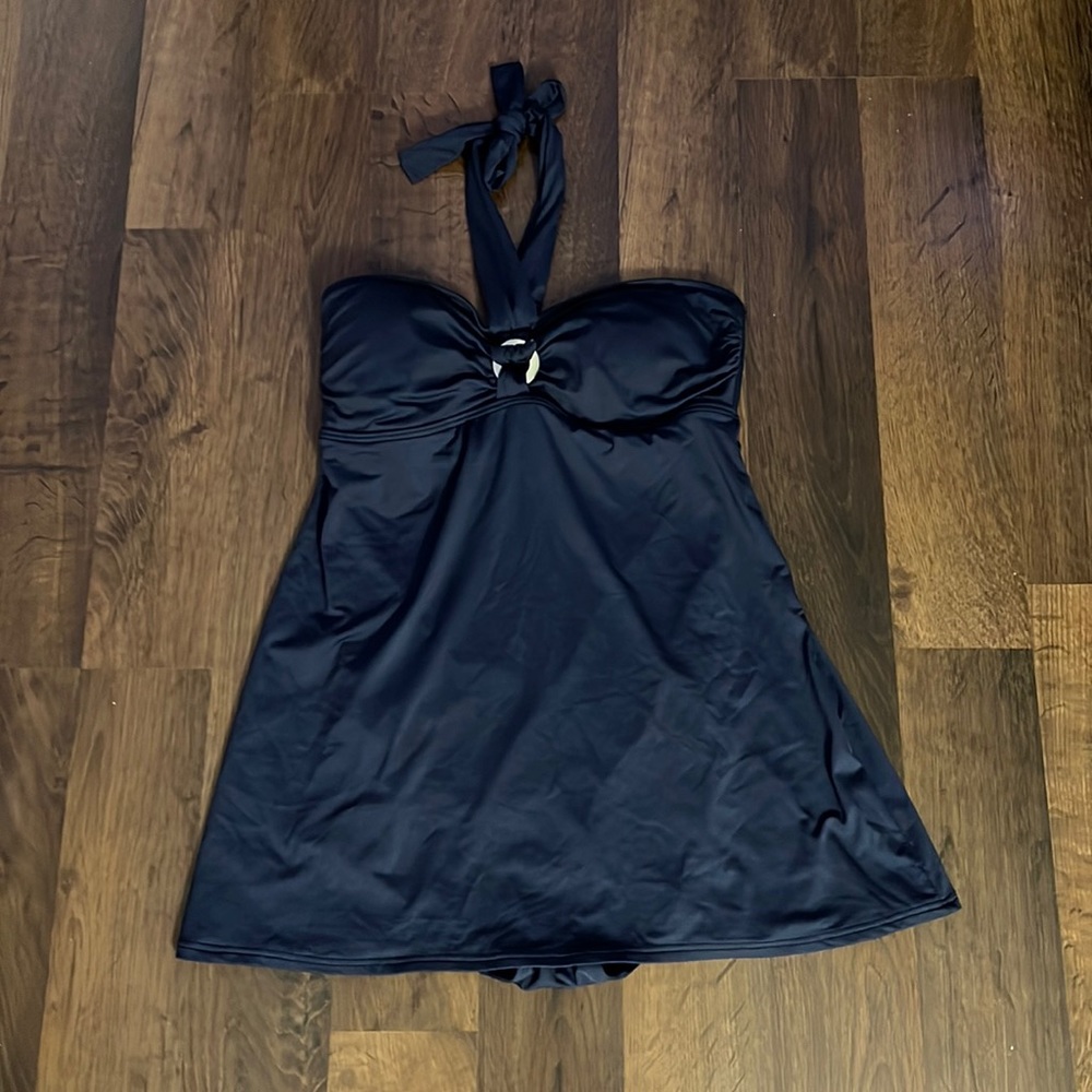 Michael koors navy blue 1 piece size 6